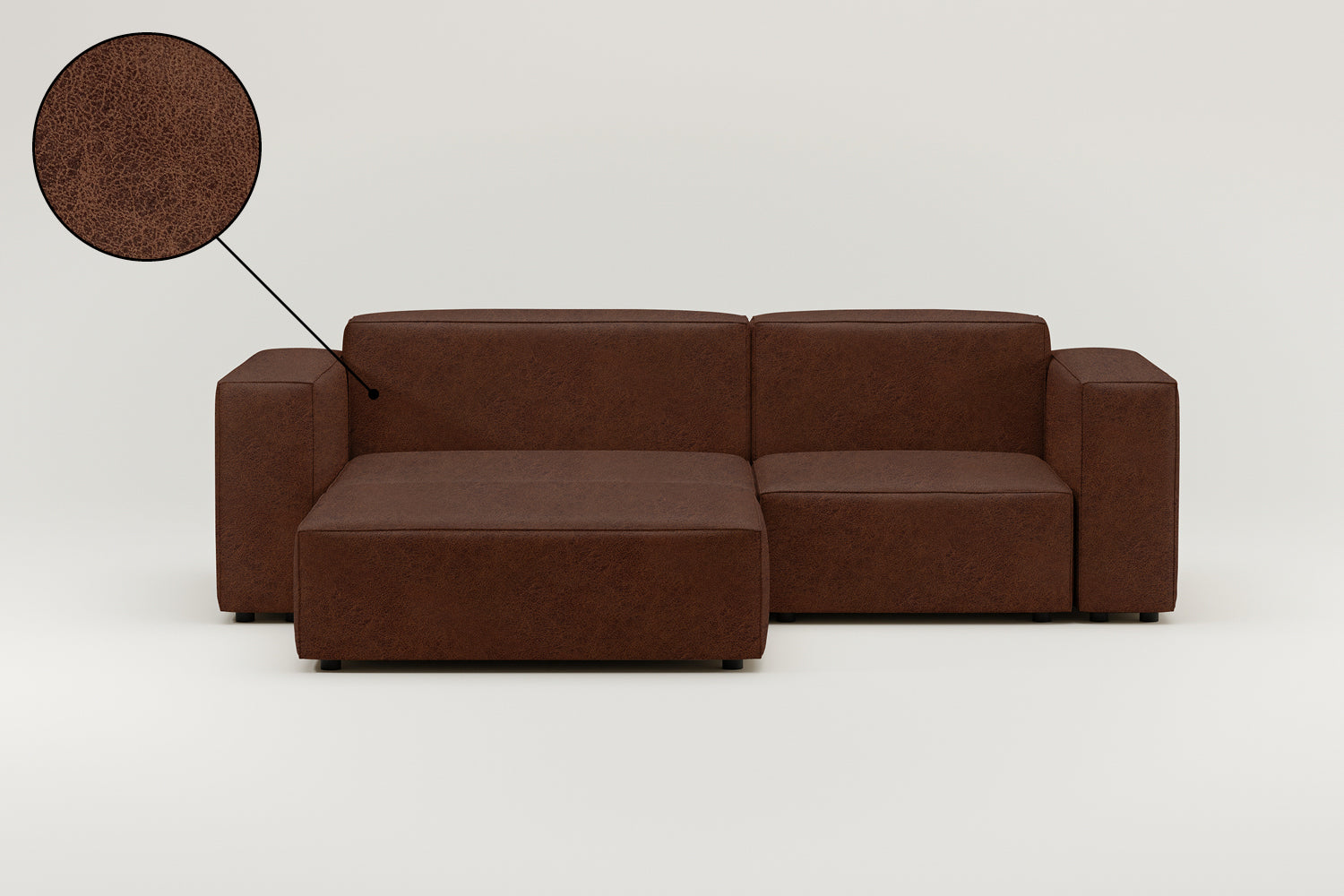 Fabric upholstery - Harvey modular 3-seater corner sofa
