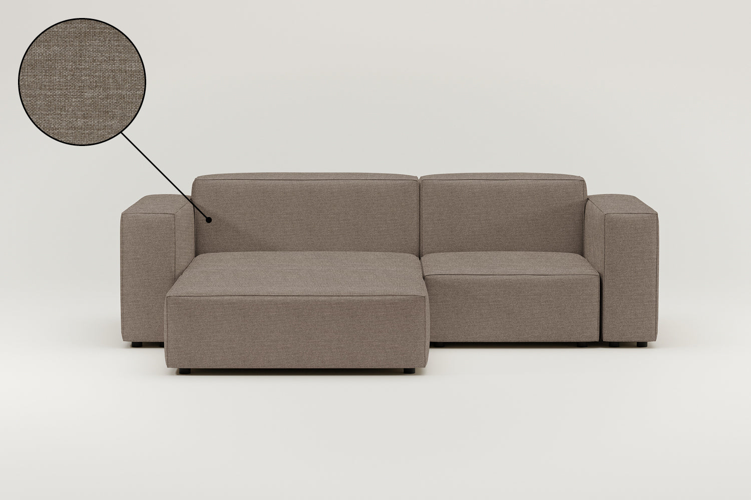 Fabric upholstery - Harvey modular 3-seater corner sofa