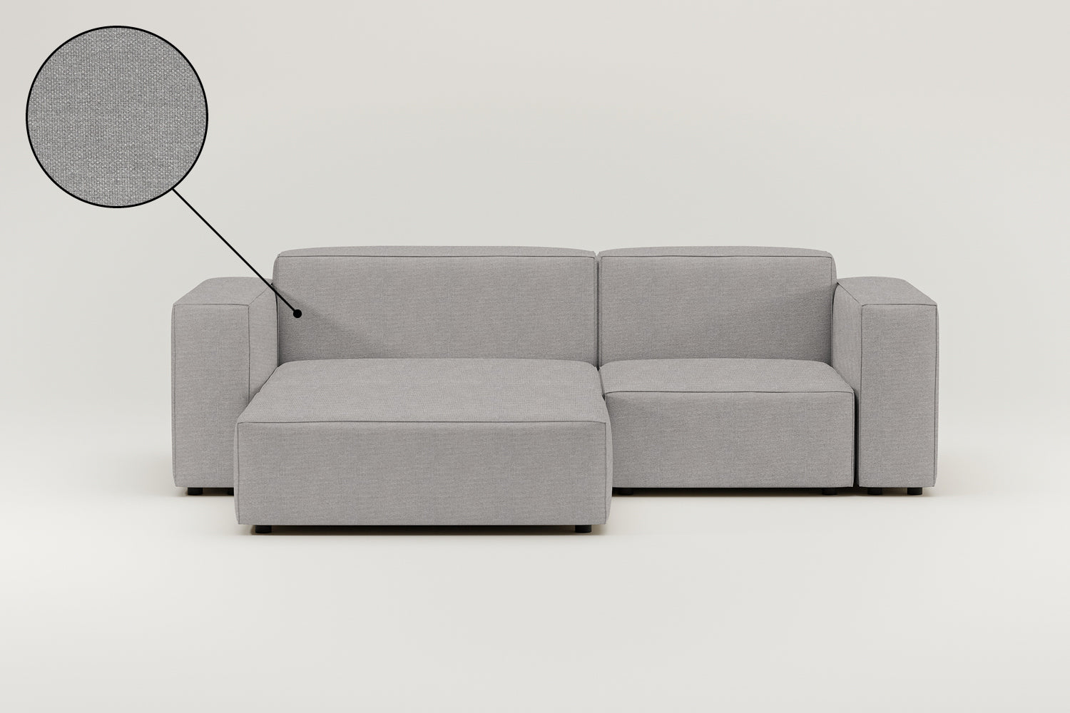 Fabric upholstery - Harvey modular 3-seater corner sofa