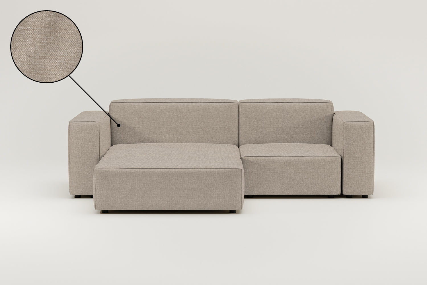Fabric upholstery - Harvey modular 3-seater corner sofa
