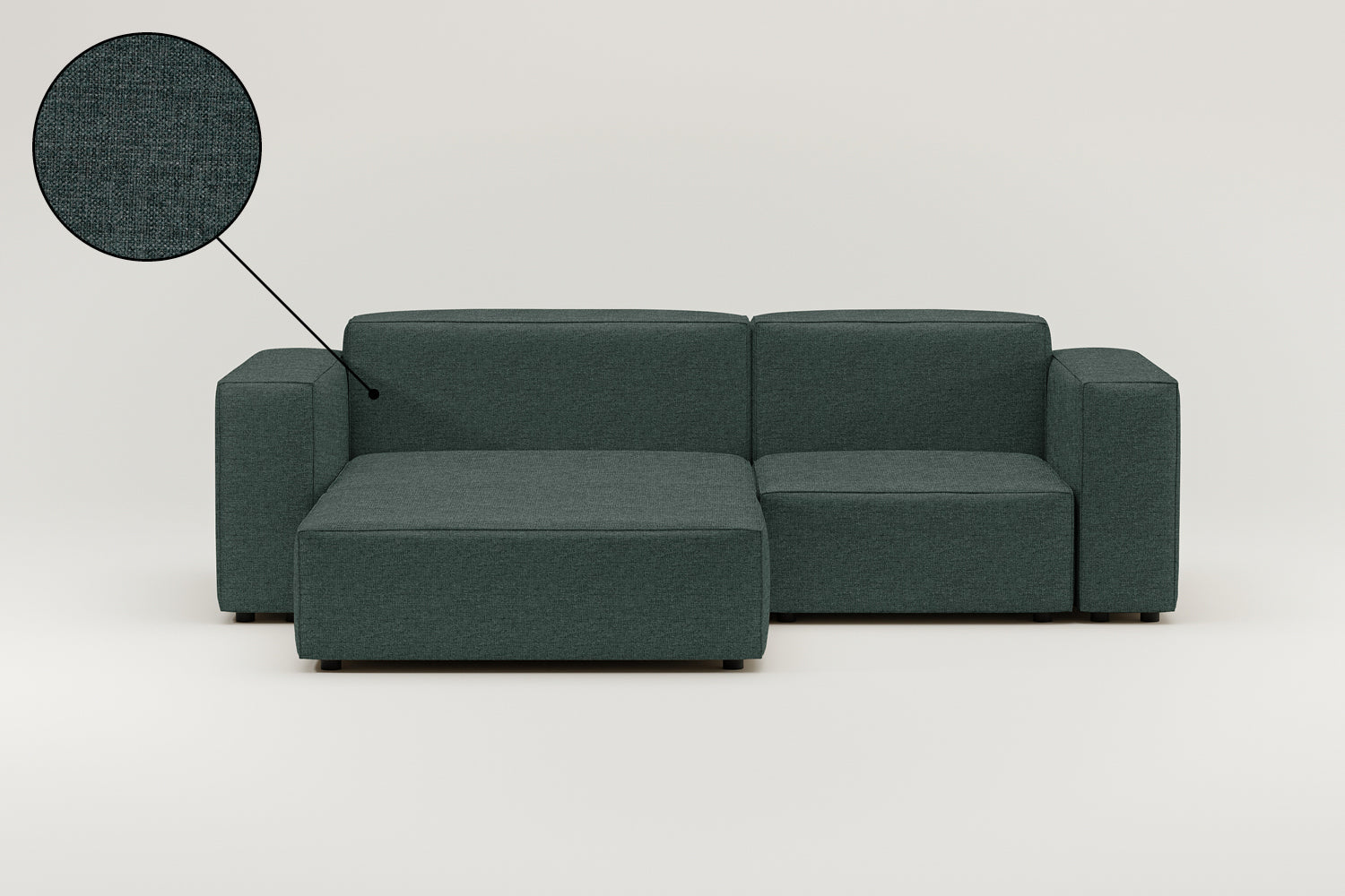 Fabric upholstery - Harvey modular 3-seater corner sofa