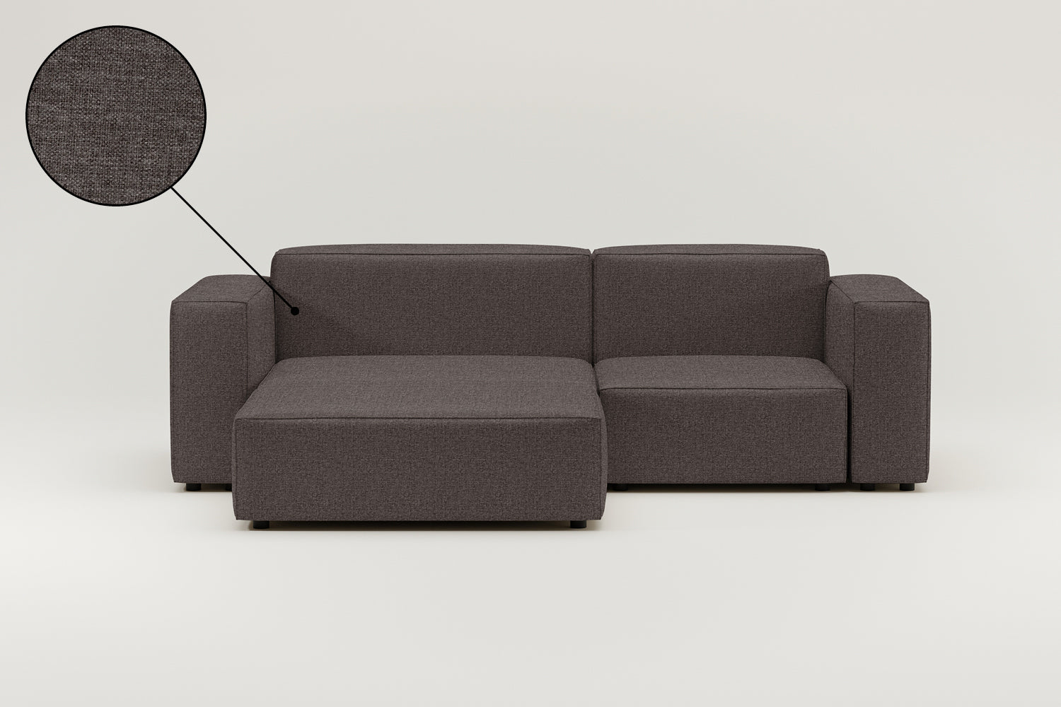 Fabric upholstery - Harvey modular 3-seater corner sofa