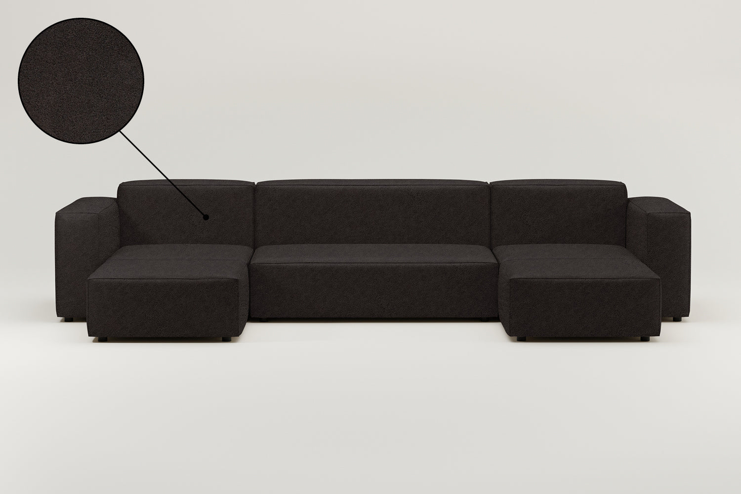 Stoffbezug - Modulares Sofa Harvey U-Form / Wohnlandschaft