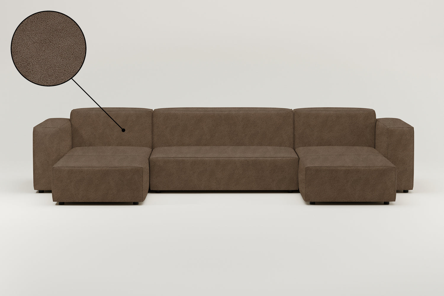 Stoffbezug - Modulares Sofa Harvey U-Form / Wohnlandschaft
