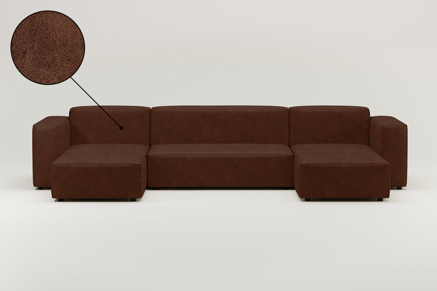Stoffbezug - Modulares Sofa Harvey U-Form / Wohnlandschaft