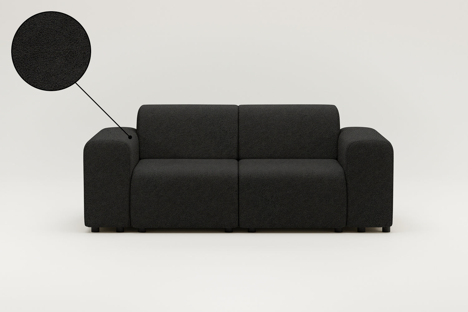 Stoffbezug - Modulares Sofa Nina 2-Sitzer