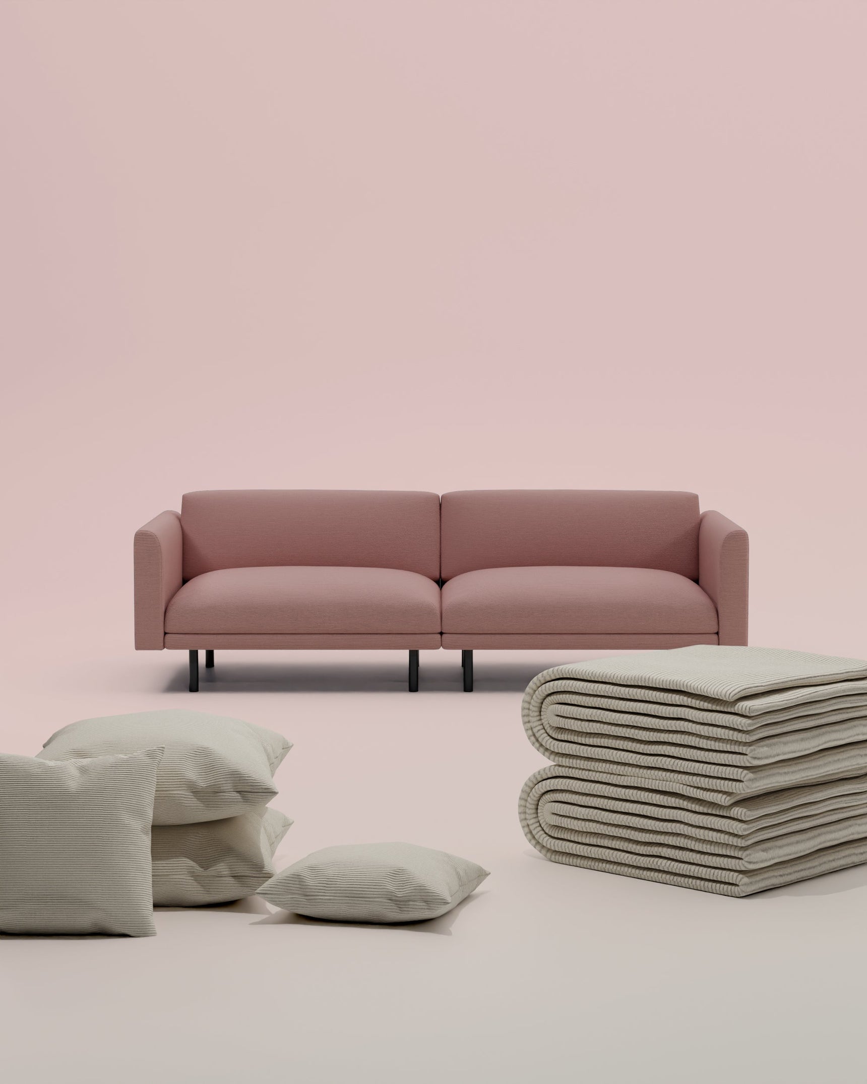 3 in 1 set modular sofa Aera 2.5 seater with sleep function