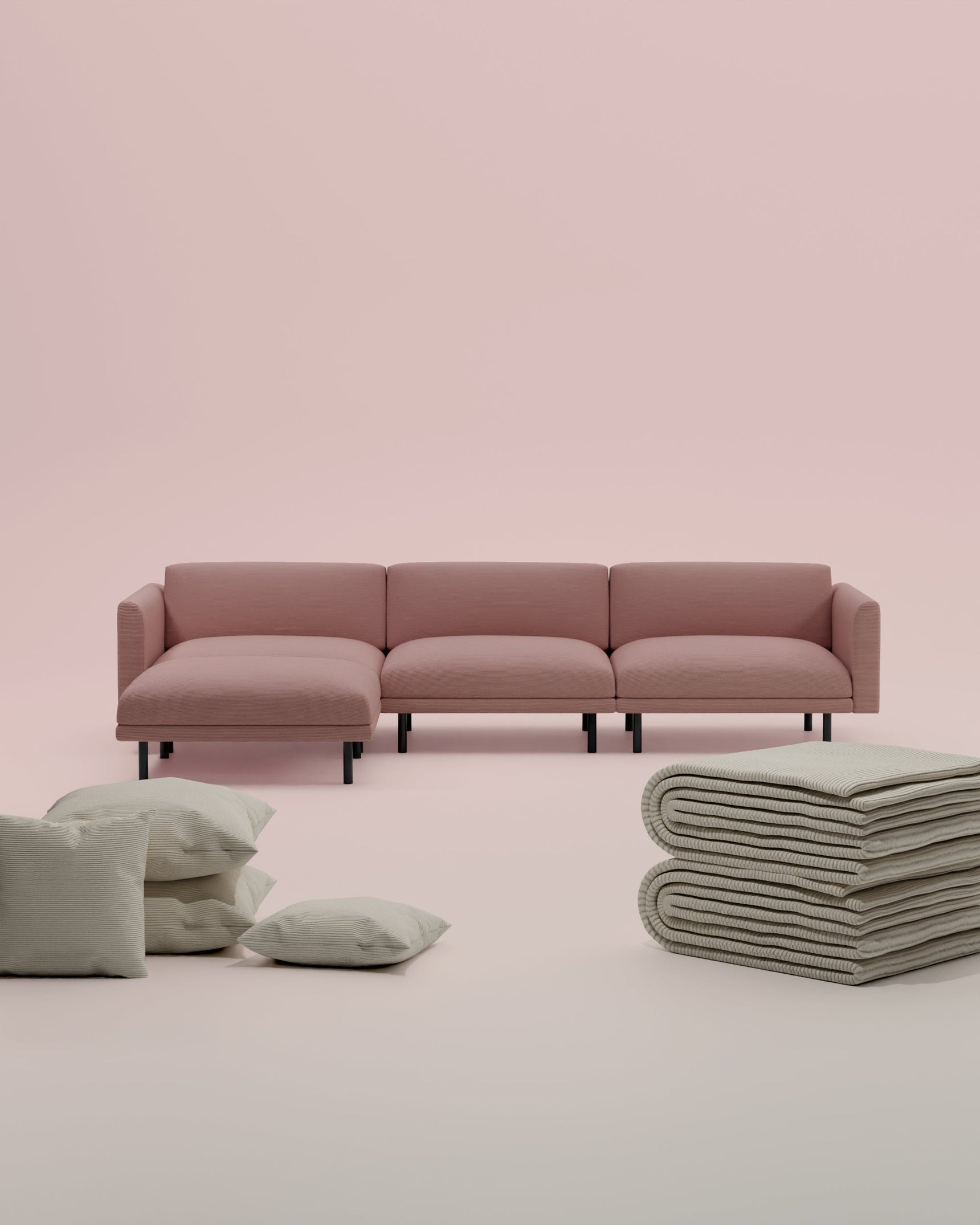 3 in 1 set modular sofa Aera corner sofa with sleeping function