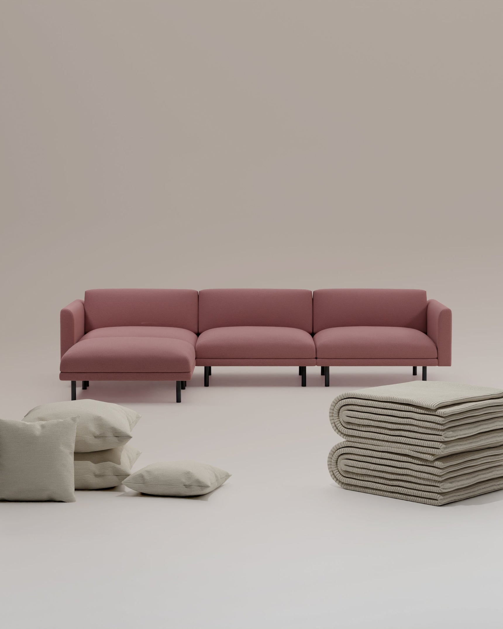 3 in 1 Set Modulares Sofa Aera Ecksofa mit Schlaffunktion