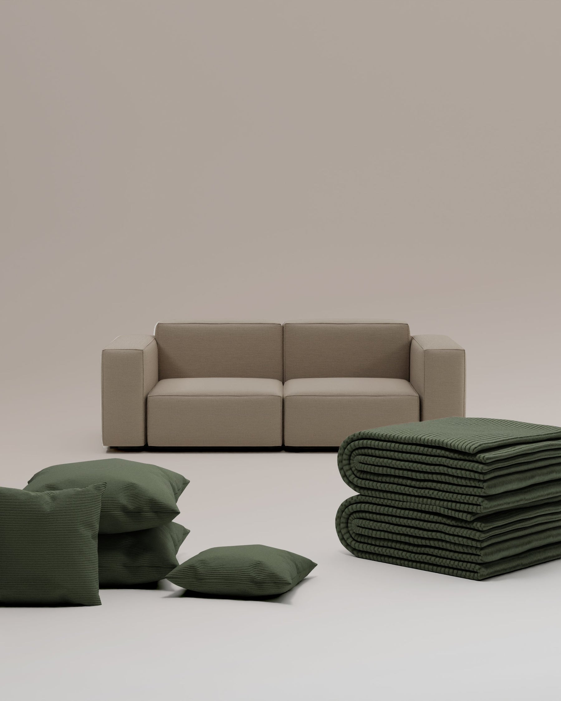 3 in 1 Set Modular Sofa Harvey 2 Seater