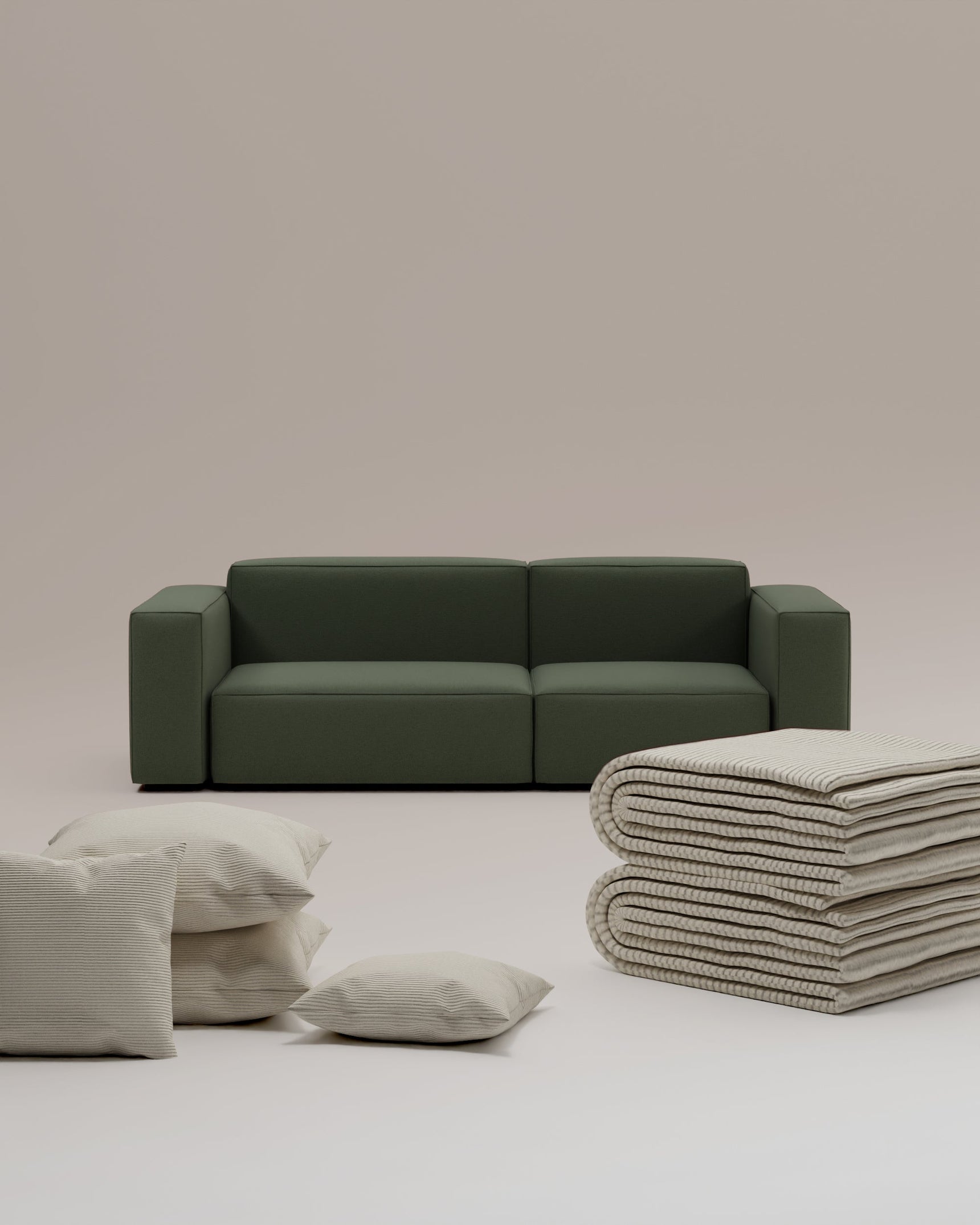 3 in 1 Set Modulares Sofa Harvey 3-Sitzer mit Schlaffunktion
