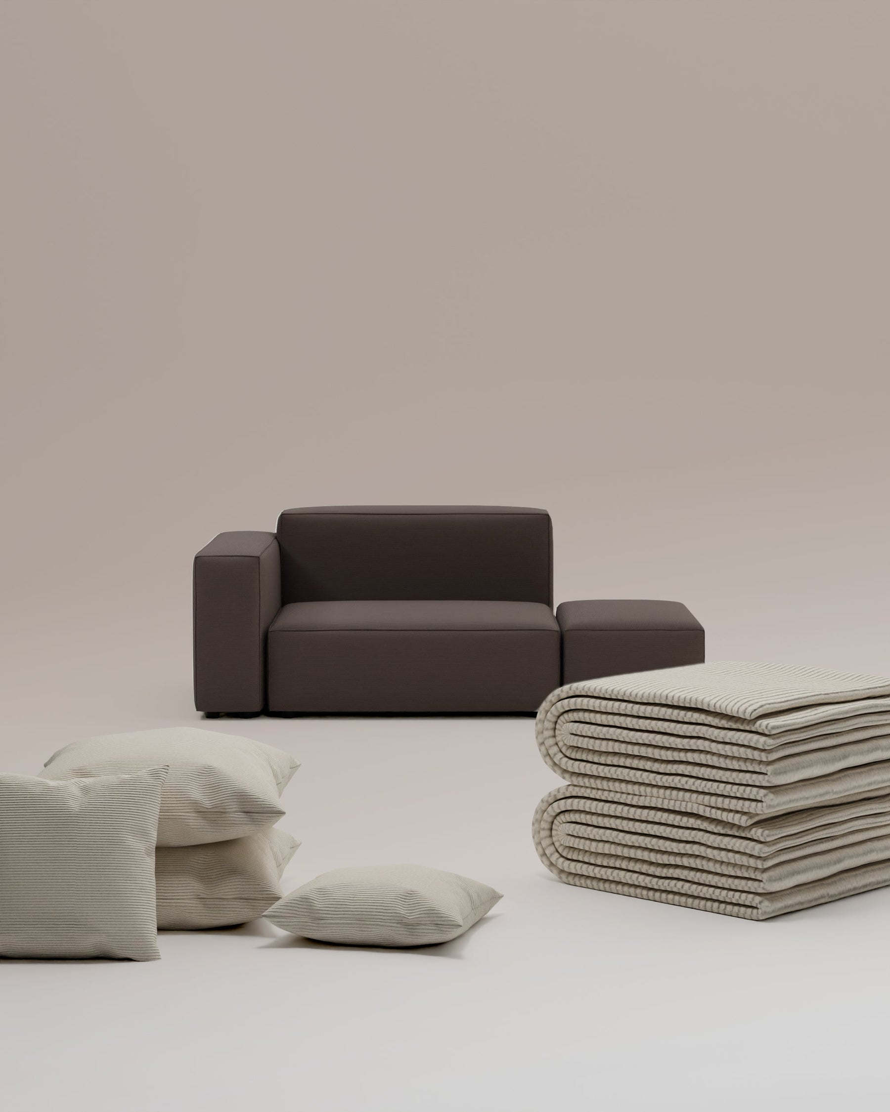 3 in 1 set Austrian modular sofa Harvey open 2-seater