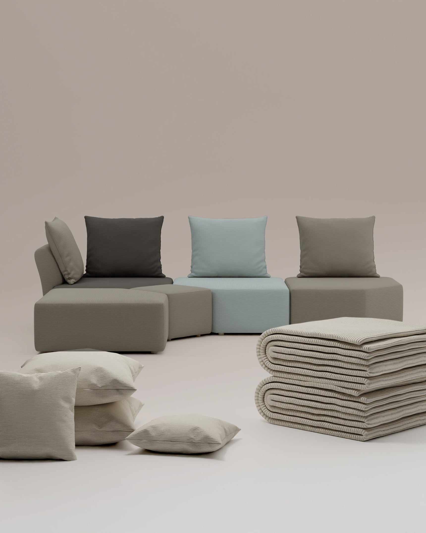 Special Edition Candy - Modulares Sofa Katrina 3 in 1 Set