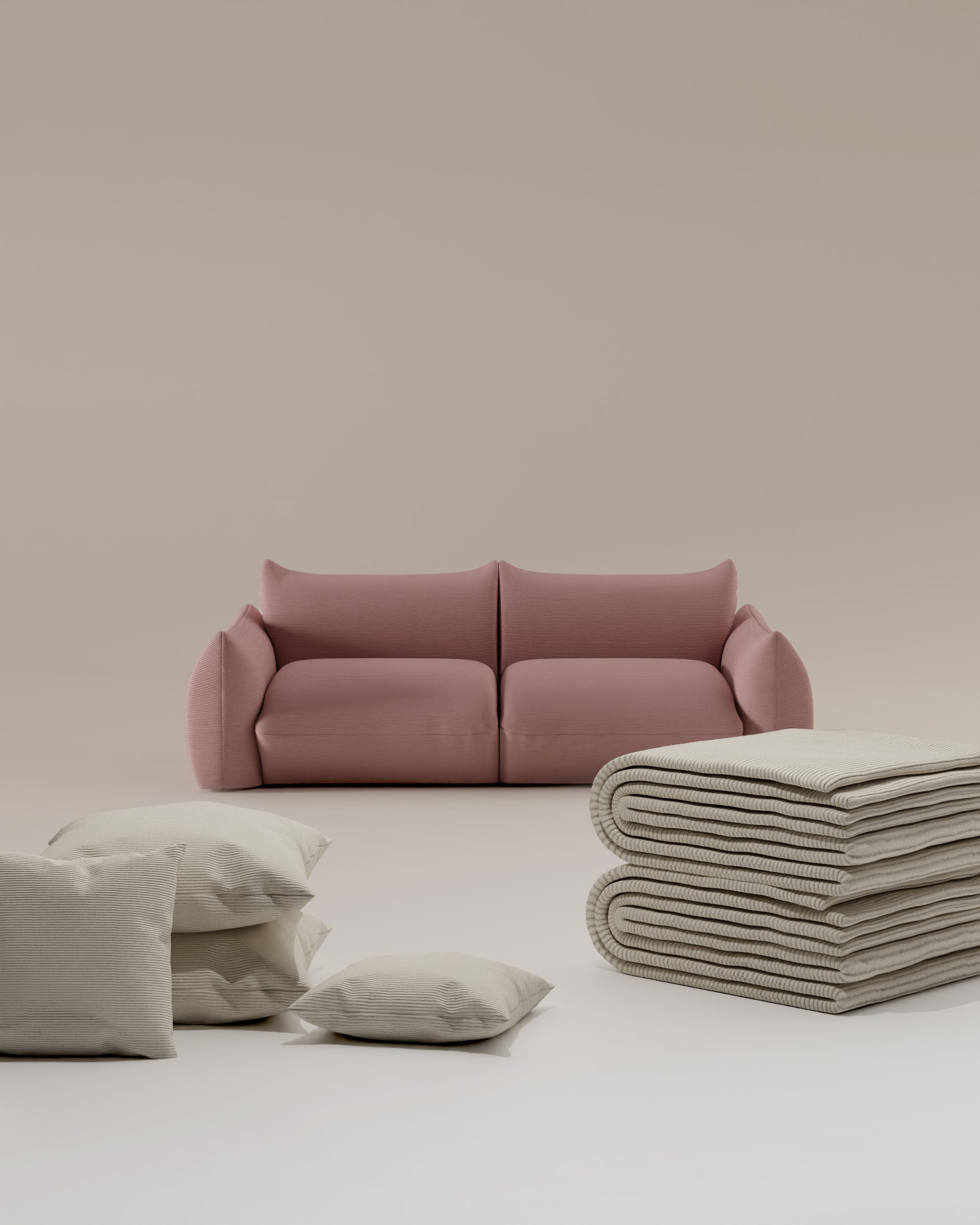 3 in 1 set modular sofa Luma 2 seater