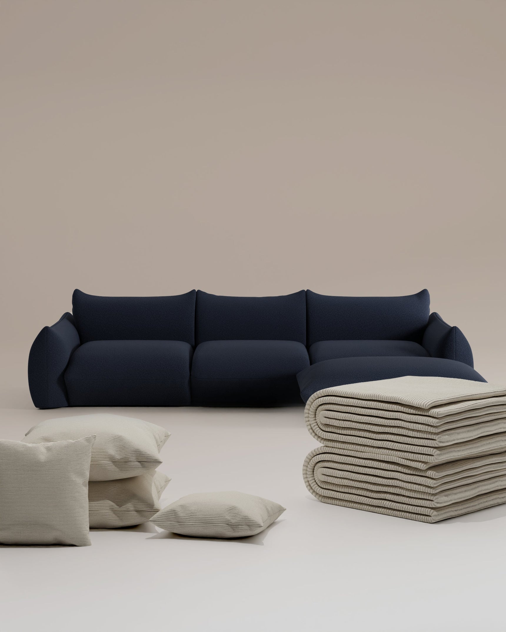 3 in 1 Set Modulares Sofa Luma L 4-Sitzer