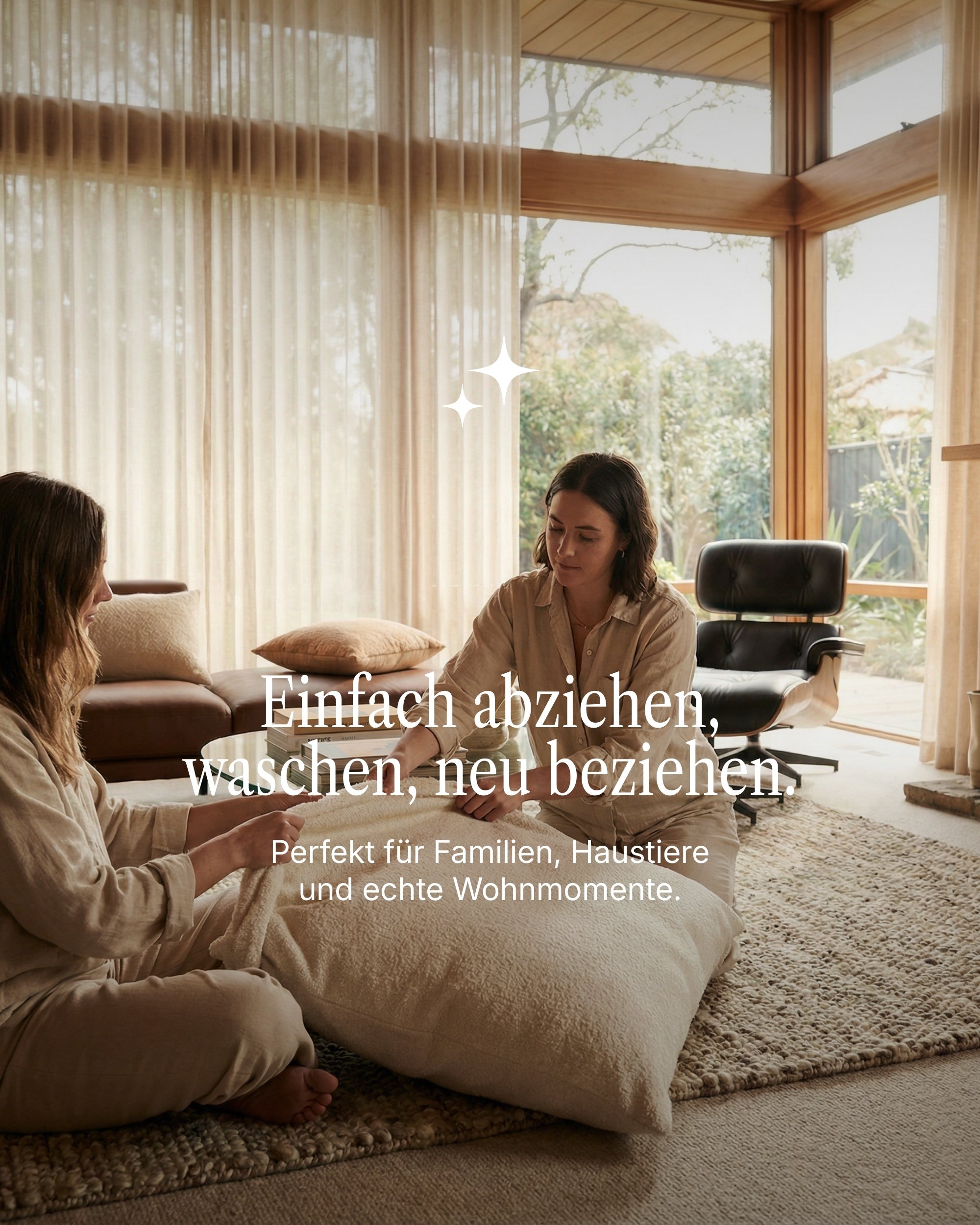 Modular sofa Aera 3-seater with ottoman and sleeping function