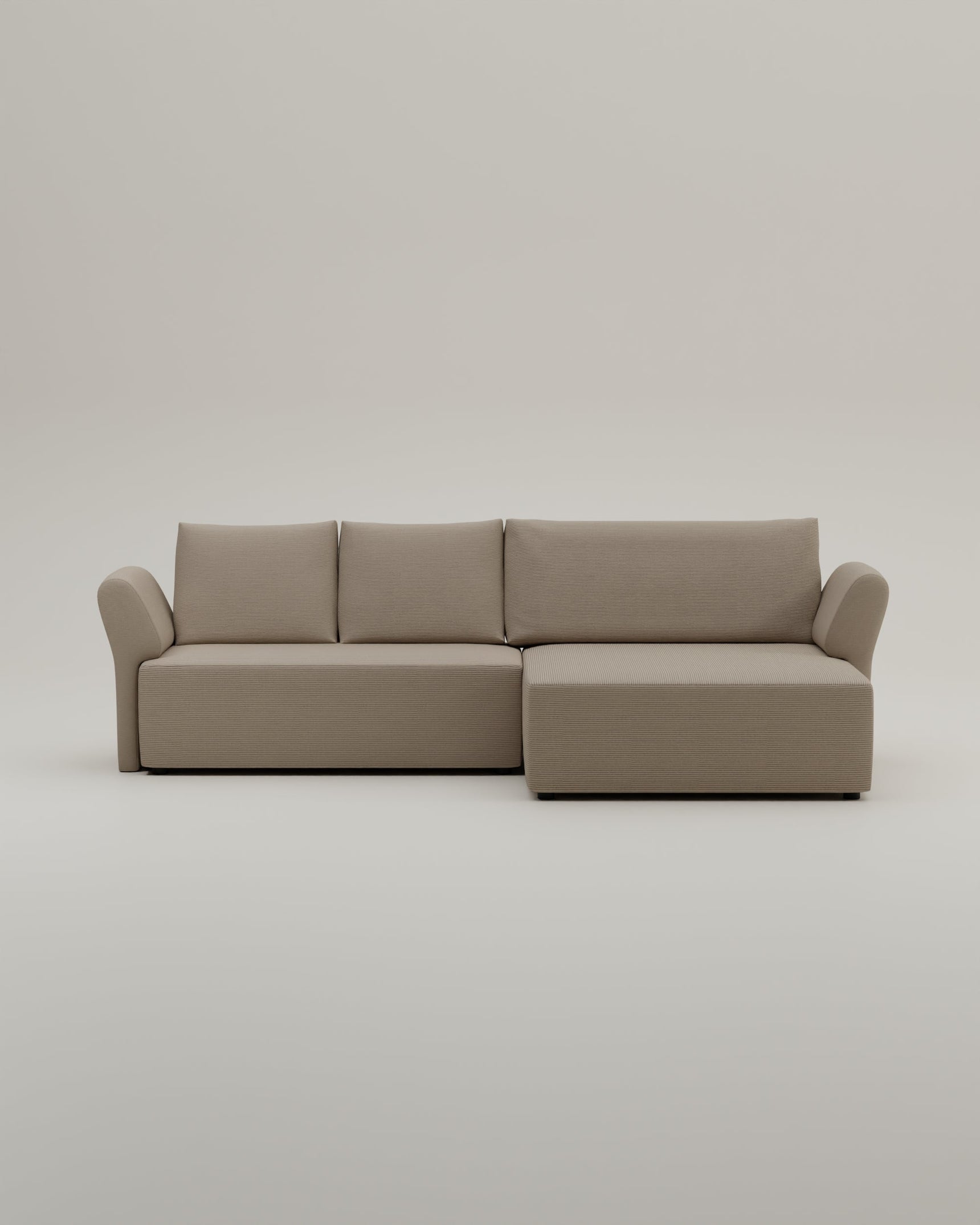 Stoffbezug Modulares Sofa Amy 4-Sitzer mit Schlaffunktion