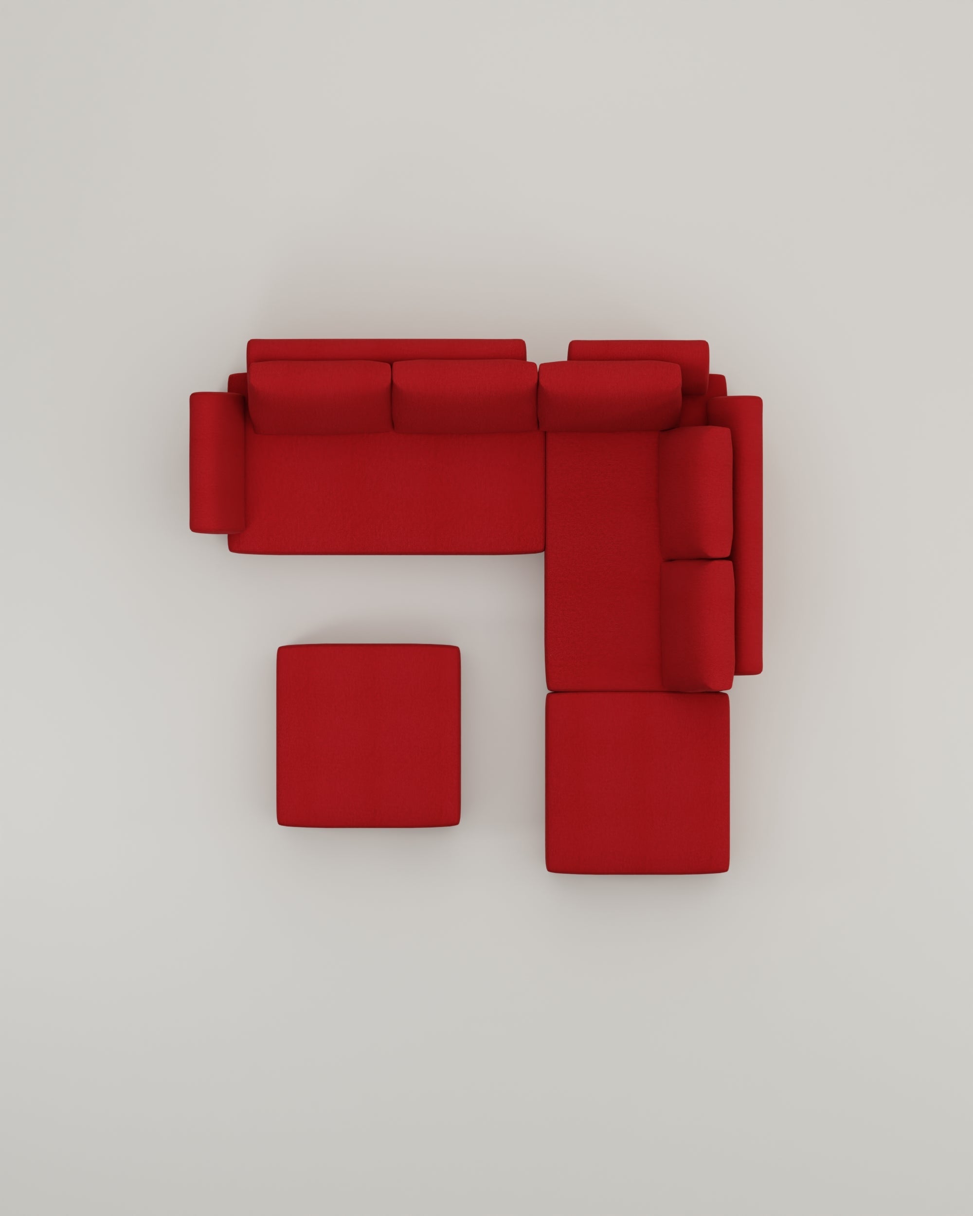 Modulares Ecksofa Amy mit Schlaffunktion