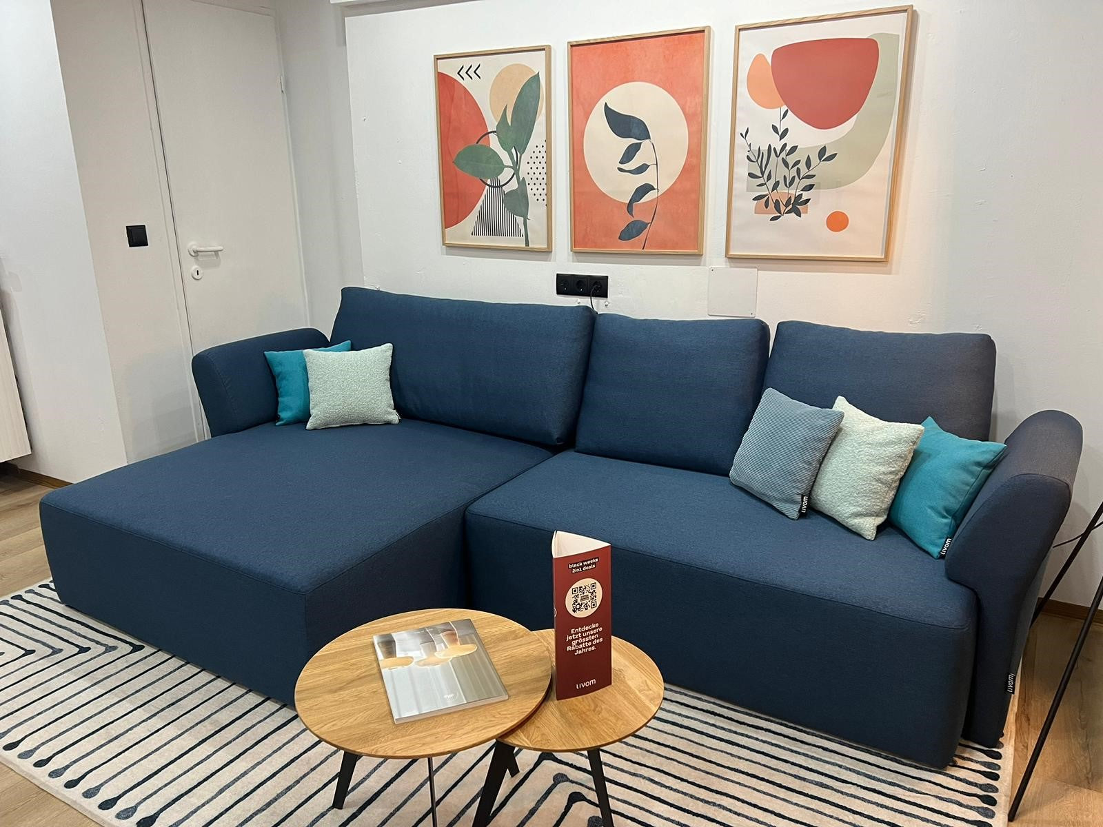 Outlet - Modulares Sofa Amy 4-Sitzer mit Schlaffunktion Showroom Wien