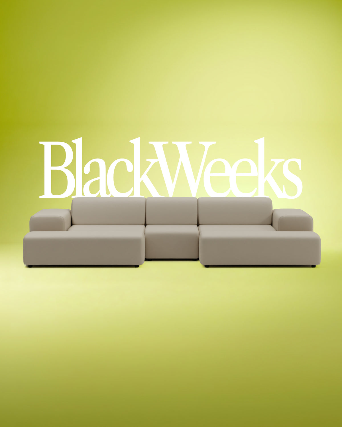 Modulares Sofa Nina U-Form / Wohnlandschaft mit Schlaffunktion