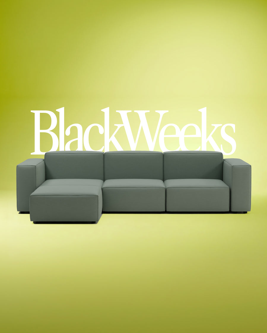 Modular sofa Harvey L 4-seater with sleeping function
