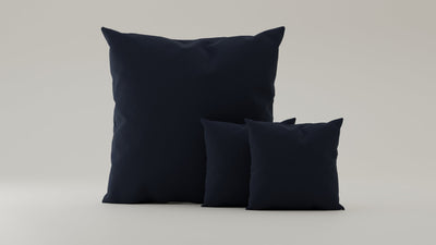 Navy-Bouclé / 2x50x50cm / 100x100cm