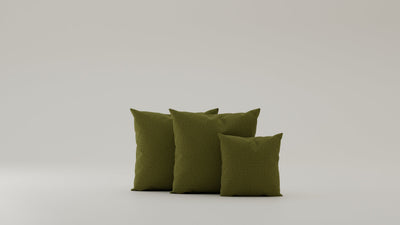 Olive-Veluno / 2x50x50cm / 35x35cm