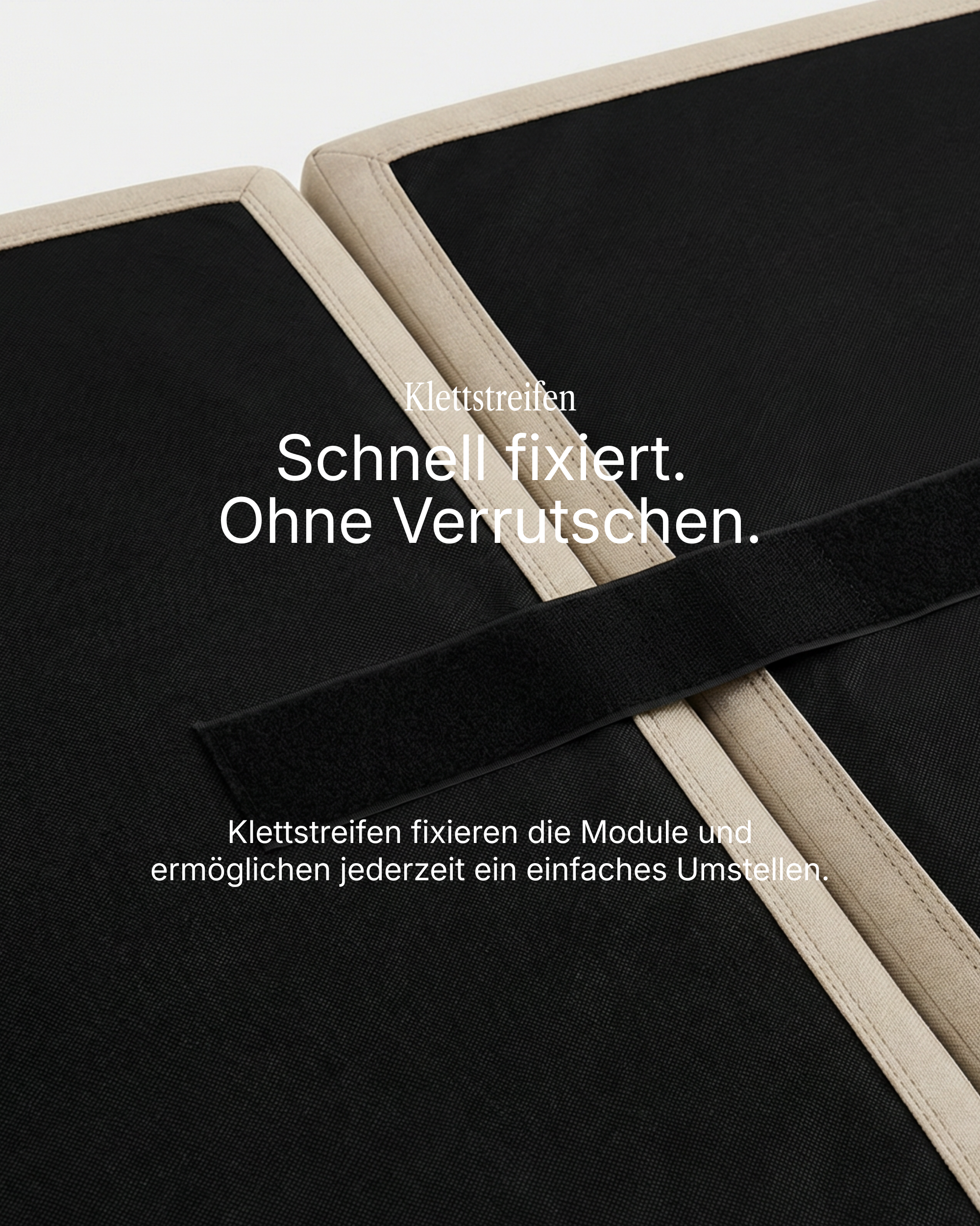 Modulares Sofa Terra U-Form / Wohnlandschaft mit Schlaffunktion