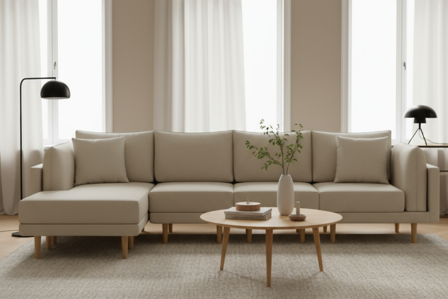 Modulares Sofa Donna Ecksofa XL mit Schlaffunktion