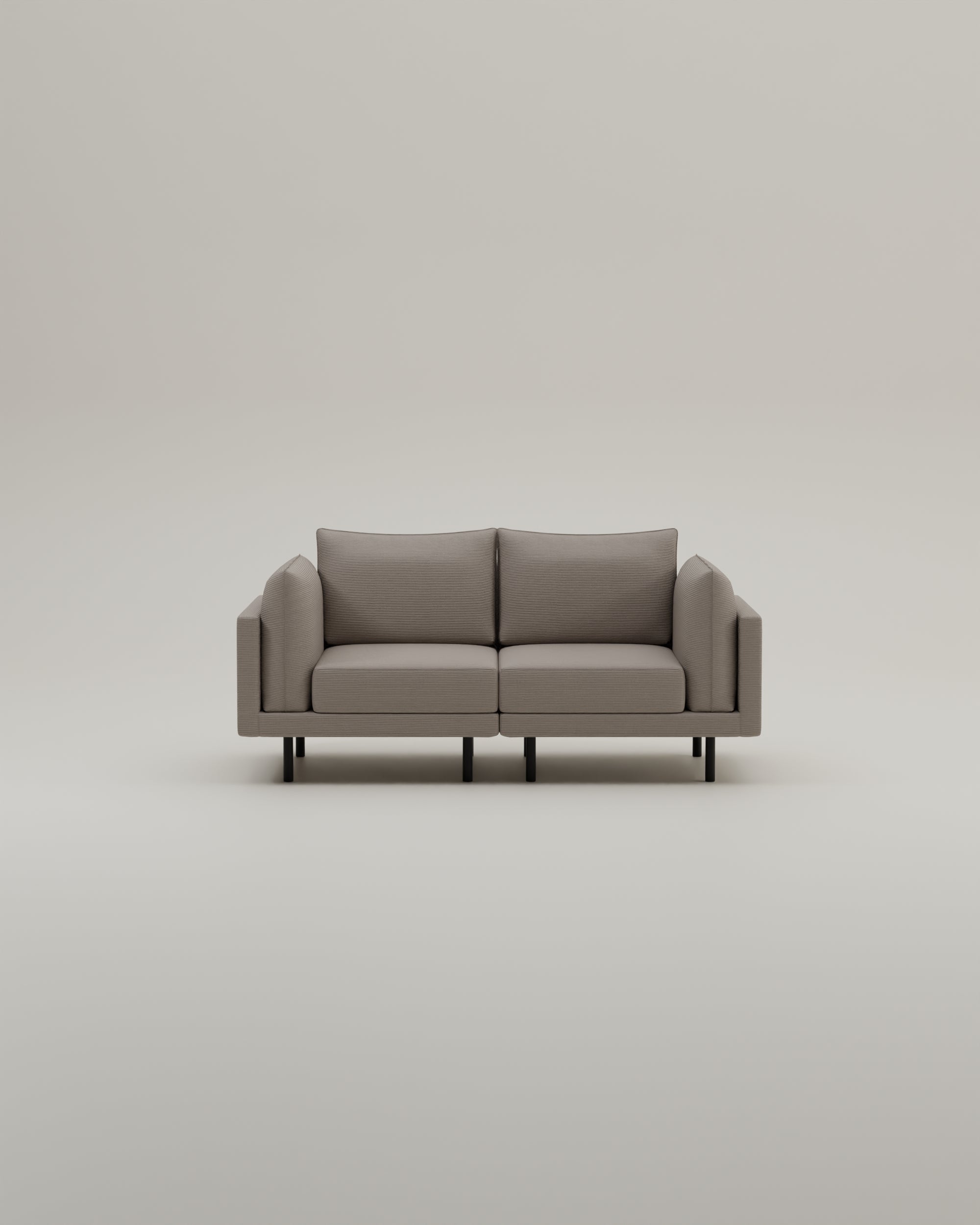 Stoffbezug - Modulares Sofa Donna 2-Sitzer
