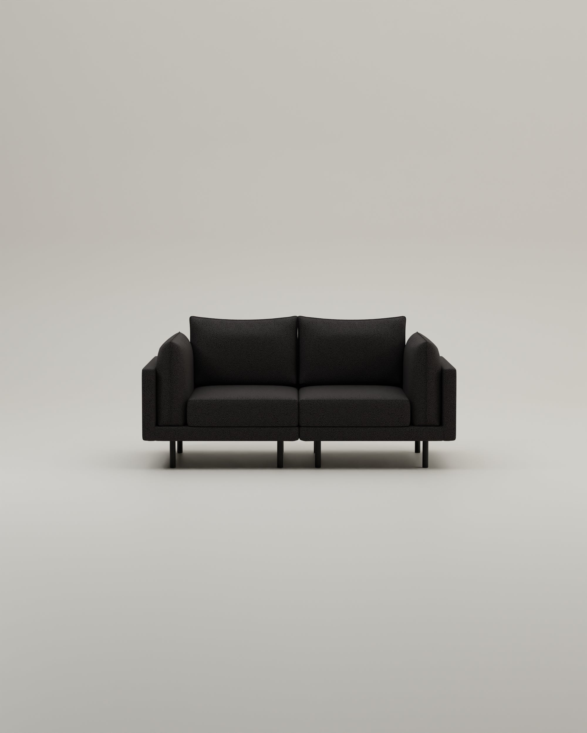 Stoffbezug - Modulares Sofa Donna 2-Sitzer