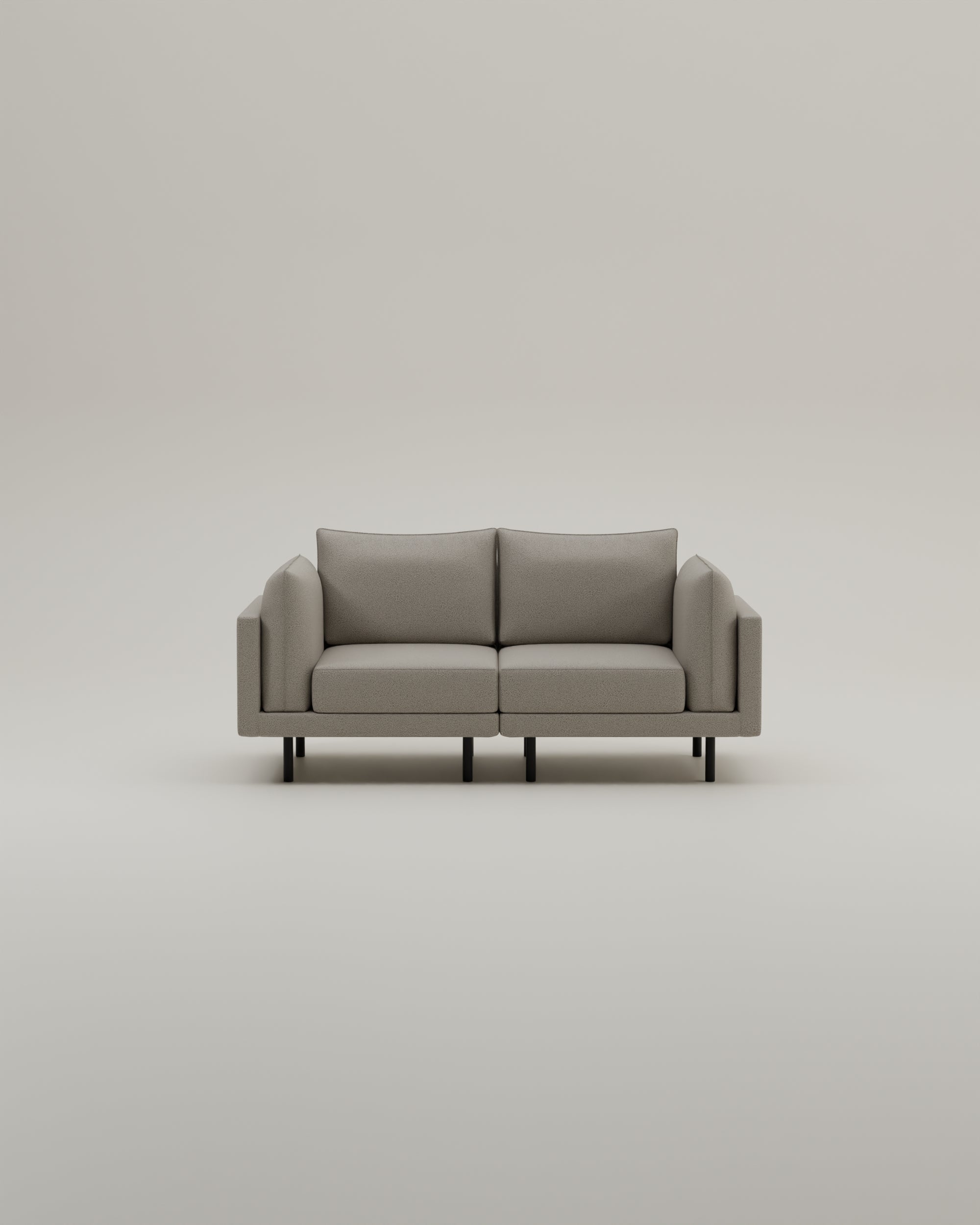 Stoffbezug - Modulares Sofa Donna 2-Sitzer