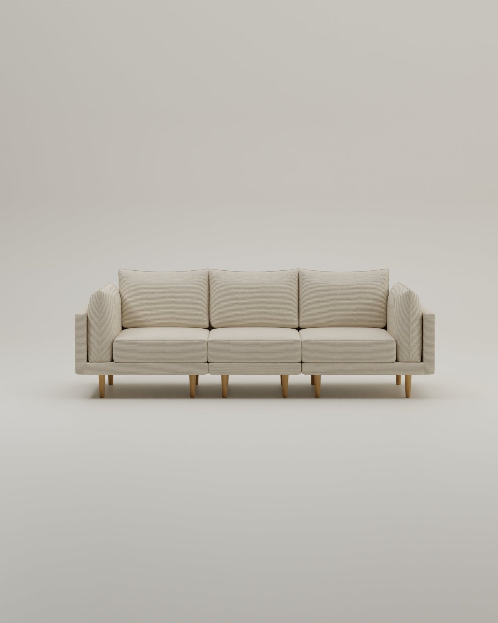 Stoffbezug - Modulares Sofa Donna 3-Sitzer