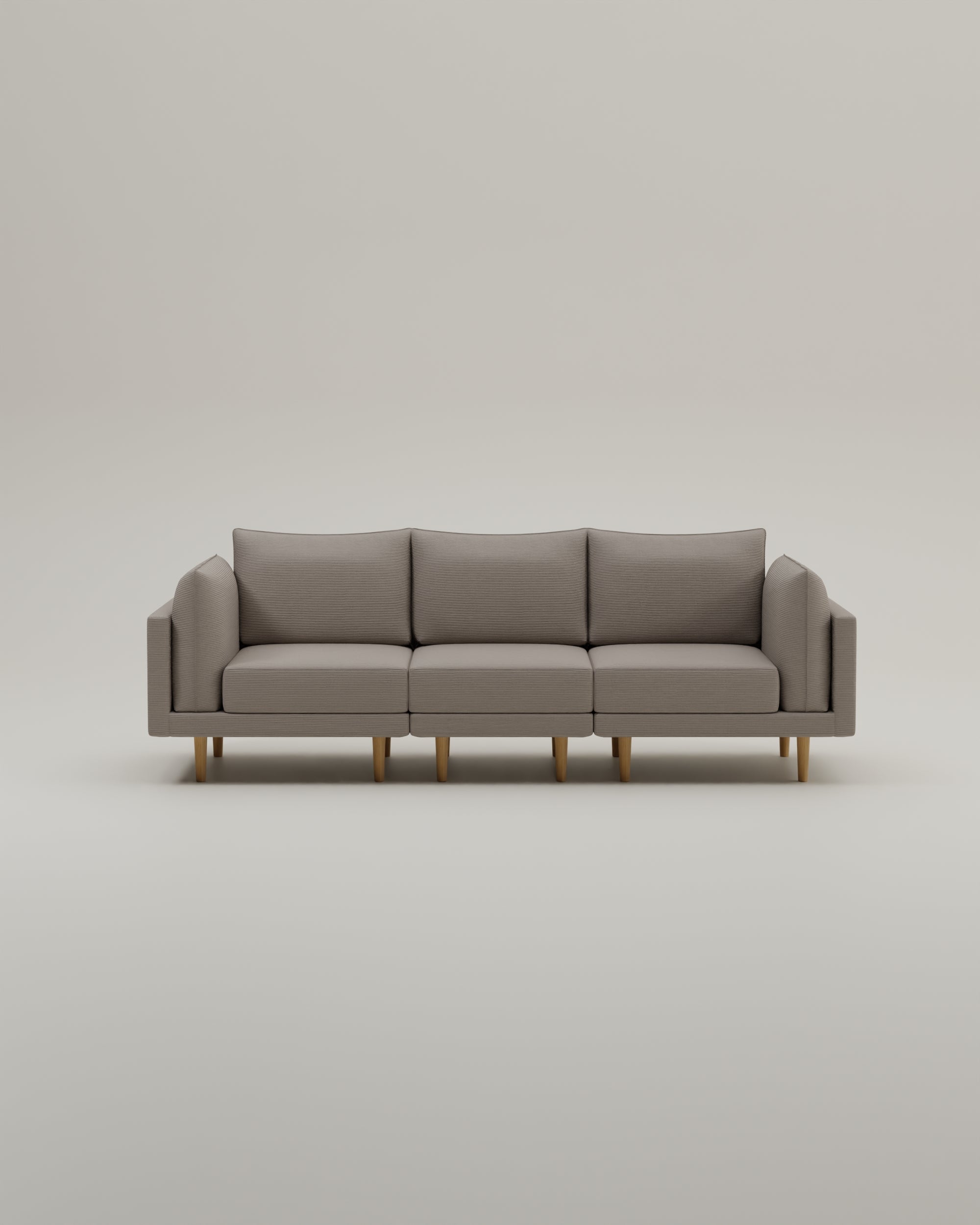 Stoffbezug - Modulares Sofa Donna 3-Sitzer