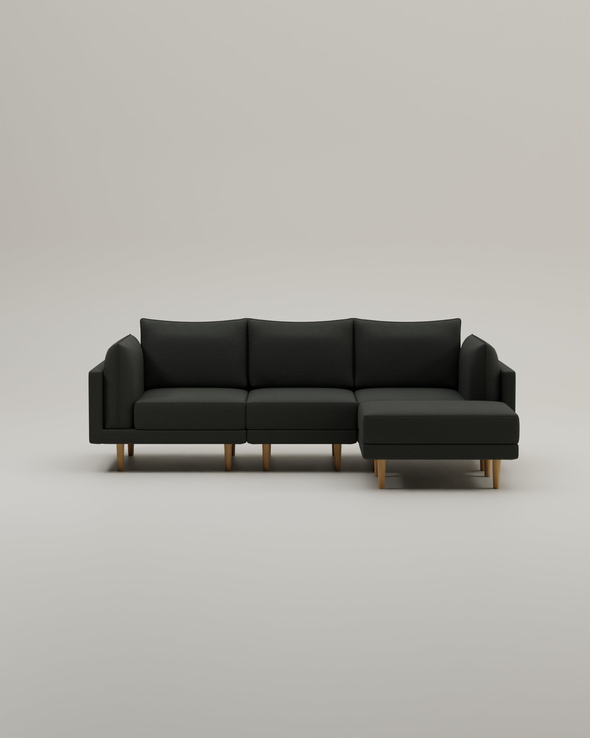 Stoffbezug - Modulares Sofa Donna 4-Sitzer