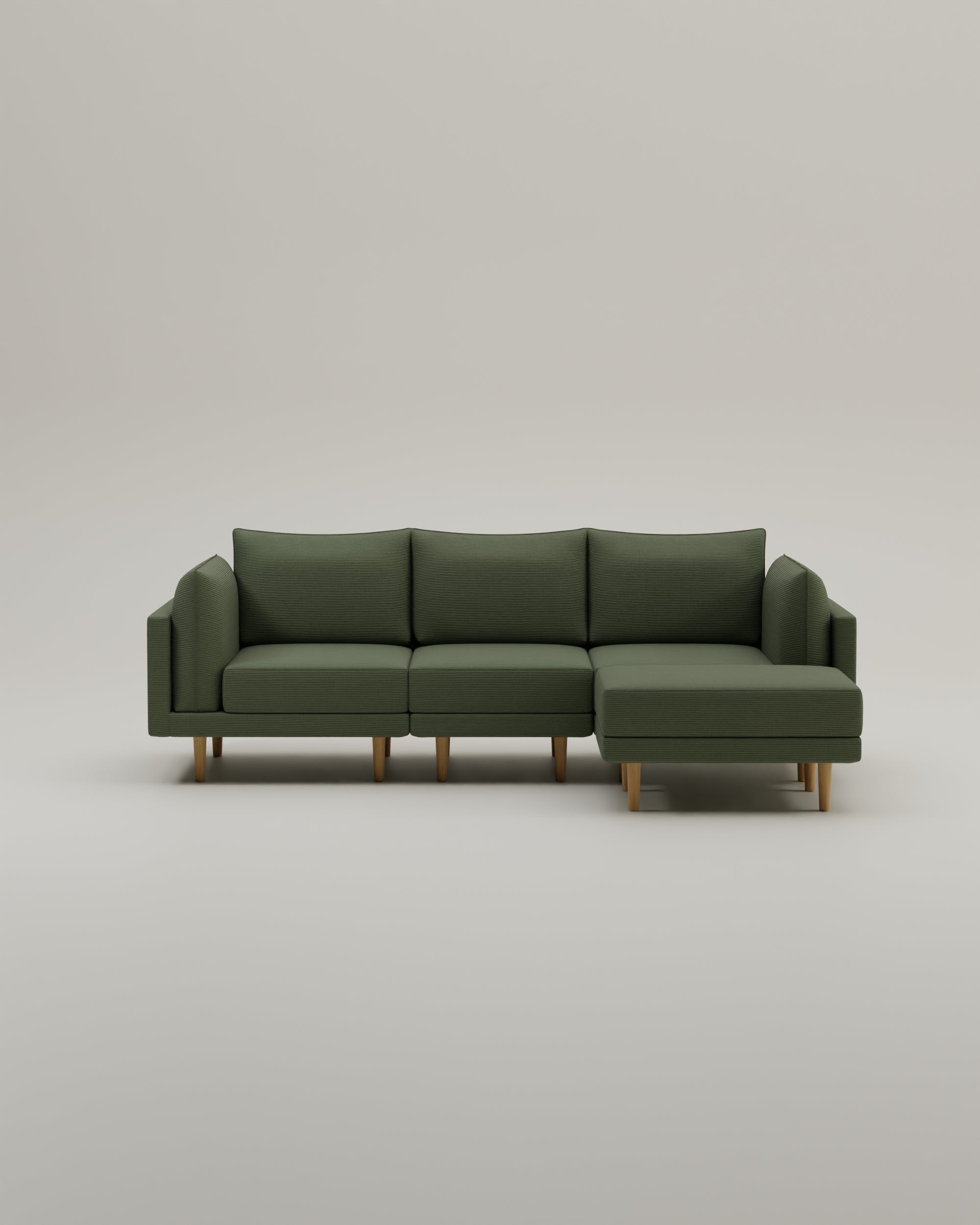 Stoffbezug - Modulares Sofa Donna 4-Sitzer