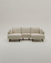Modulares Sofa Donna U-Form mit Schlaffunktion