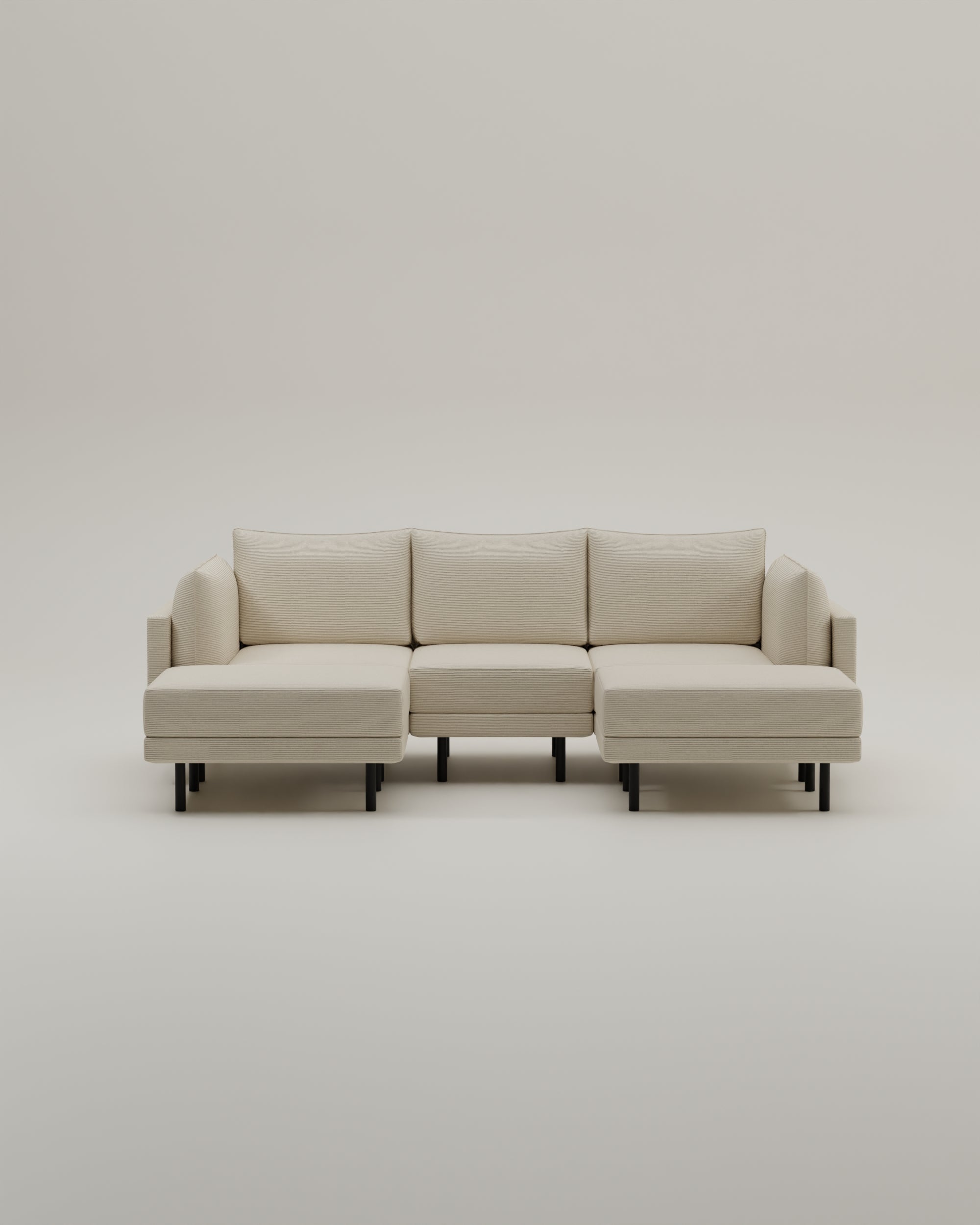 Modulares Sofa Donna U-Form mit Schlaffunktion