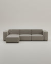Modular sofa Harvey L 4-seater with sleeping function