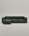 Modular sofa Harvey L 4-seater with sleeping function
