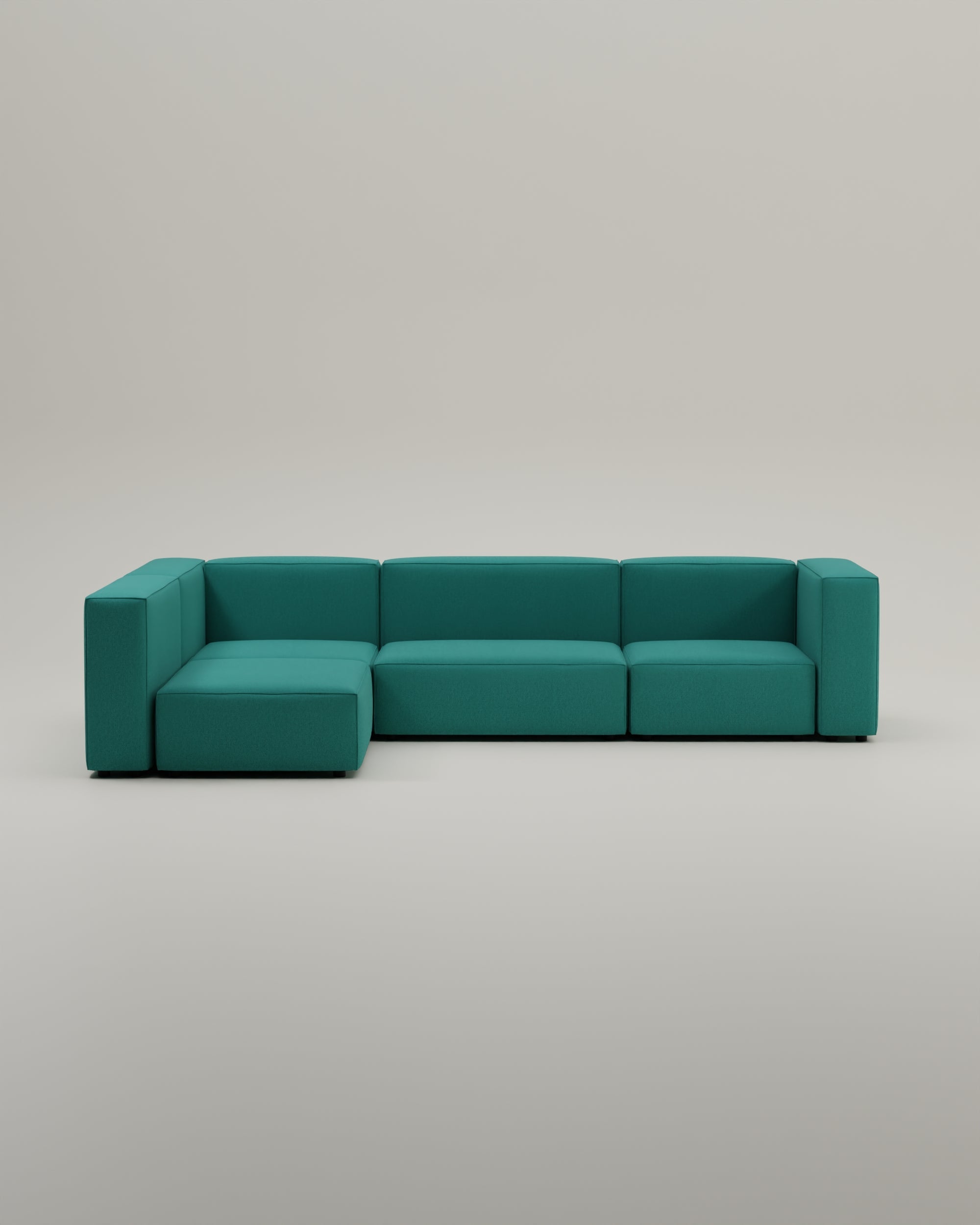 Stoffbezug - Modulares Sofa Harvey U-Form / Wohnlandschaft