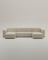 Modulares Sofa Harvey U-Form / Wohnlandschaft mit Schlaffunktion