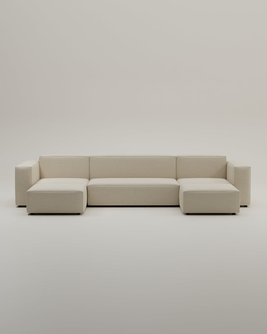 Stoffbezug - Modulares Sofa Harvey U-Form / Wohnlandschaft