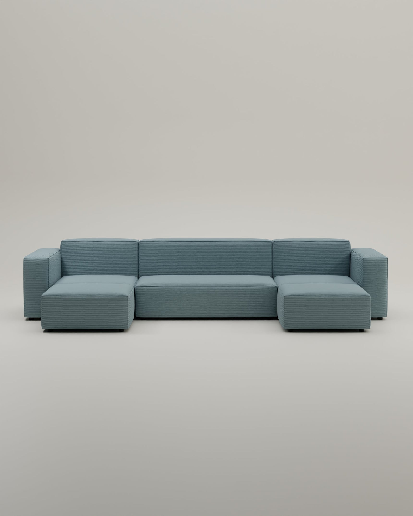 Stoffbezug - Modulares Sofa Harvey U-Form / Wohnlandschaft