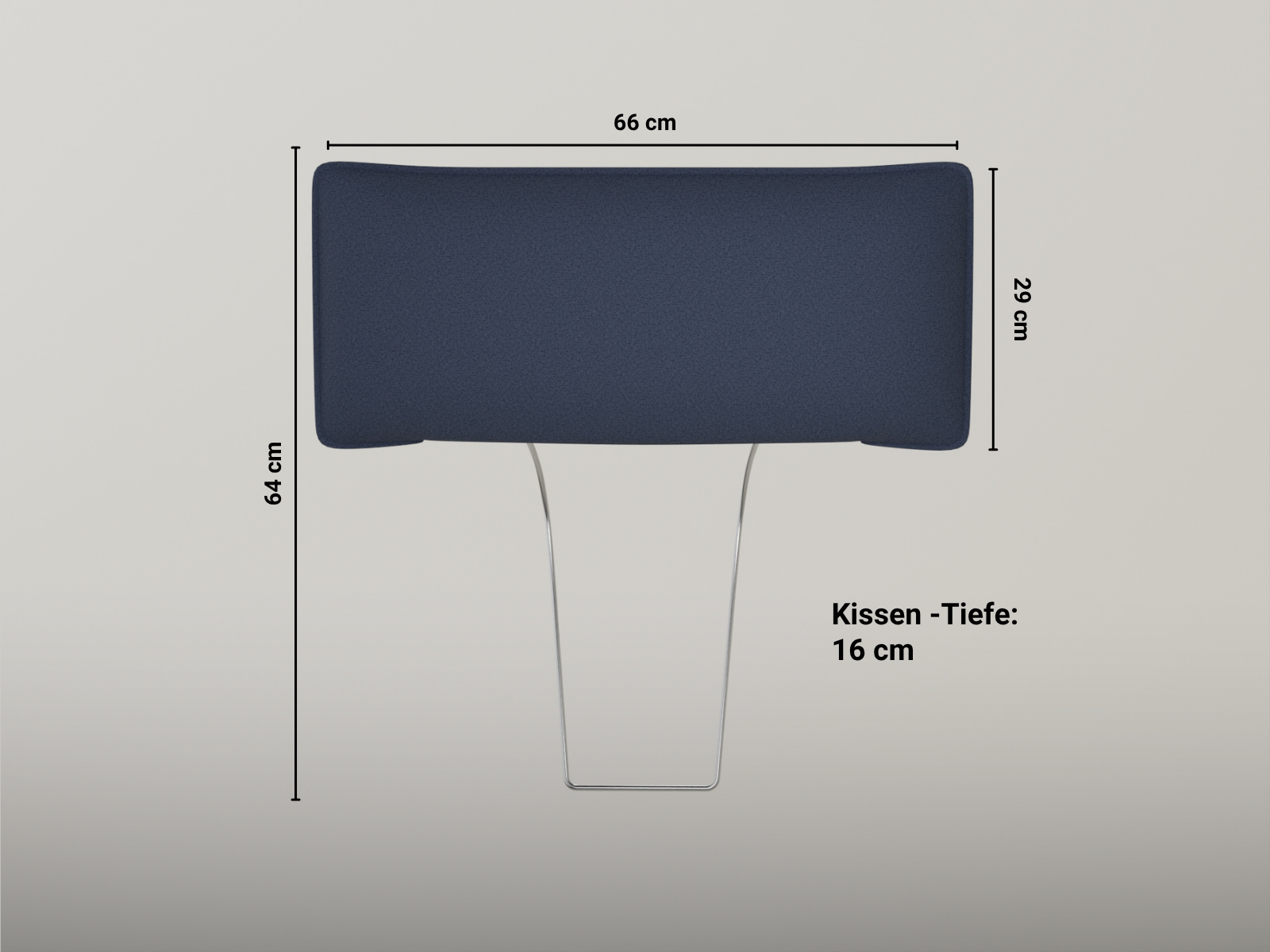 Kopfstütze ohne Naht