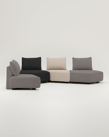 Outlet - Katrina modular sofa with sleeping function