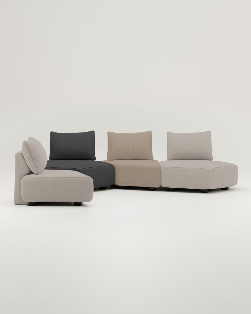 Modulares Sofa Katrina mit Schlaffunktion