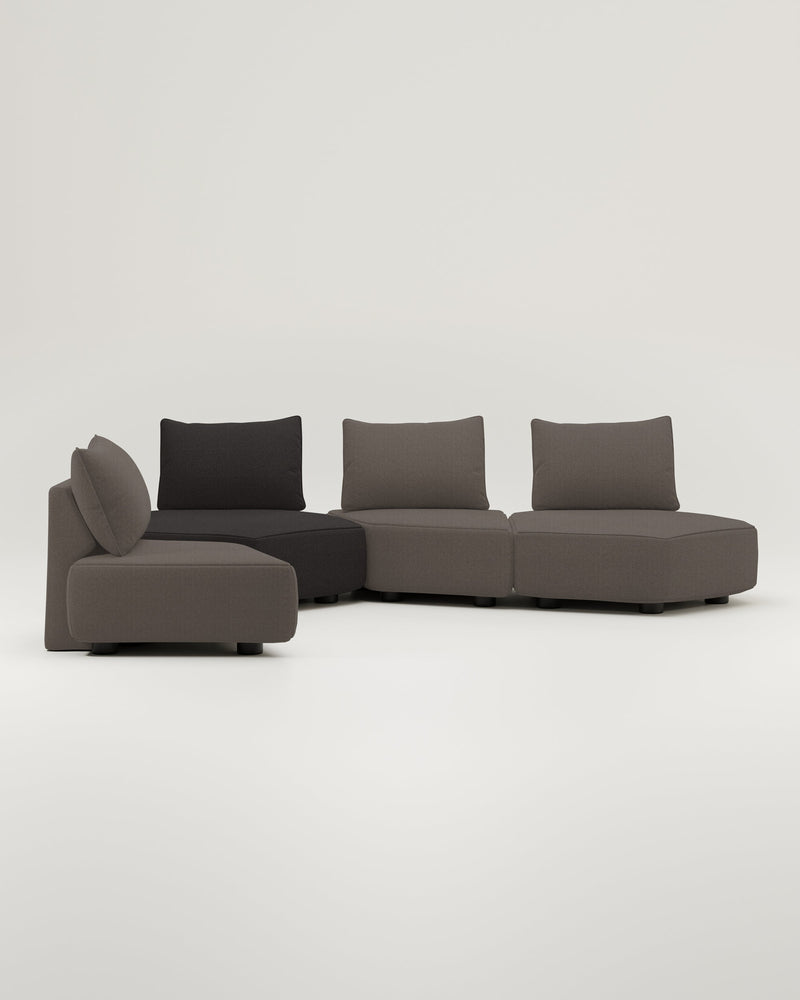Modulares Sofa Katrina mit Schlaffunktion