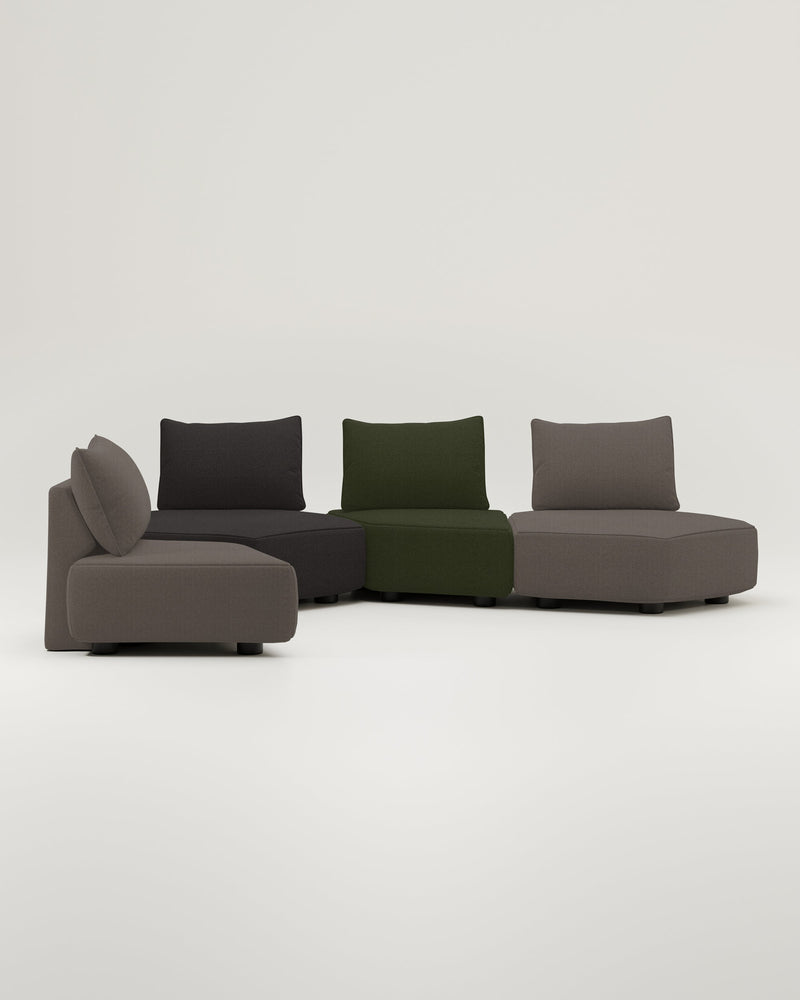 Modulares Sofa Katrina mit Schlaffunktion