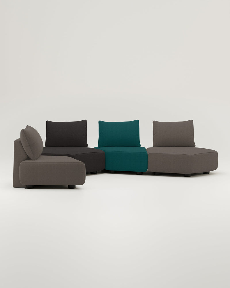 Modulares Sofa Katrina mit Schlaffunktion